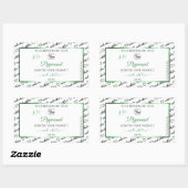 Noir Blanc Cloud Produit Étiquette Logo Vert (Feuille)