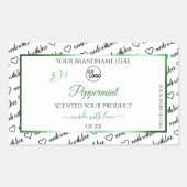 Noir Blanc Cloud Produit Étiquette Logo Vert (Devant)