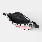 Noir Blanc et Chevron Blush (Ouvrir)