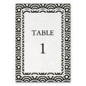 Noir+Blanc Japonais Seigha Numéro de table (Par défaut)