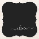 Noir Blanc Moderne Minimaliste Élégant Monogramme<br><div class="desc">Découvrez notre collection minimaliste moderne de monogrammes noirs et blancs : Faites preuve de simplicité et de sophistication grâce à nos designs minimalistes, conçus pour élever votre style sans effort. Réalisée avec un oeil attentif pour l'esthétique moderne, cette collection présente des motifs noirs et blancs épurés accentués par des monogrammes...</div>