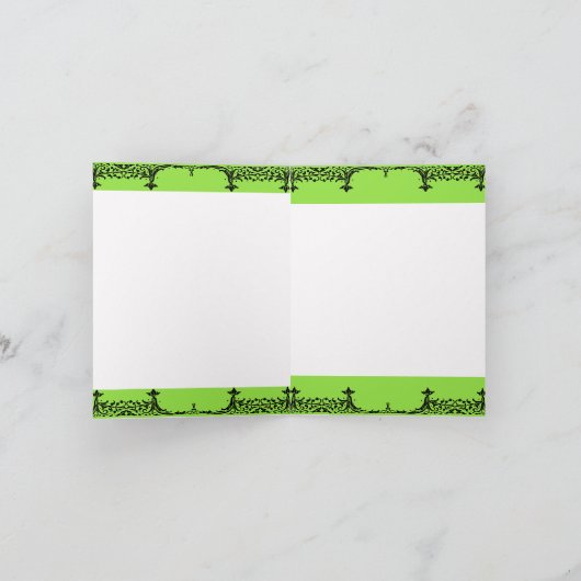 Noir, Blanc n Lime, Merci Cartes de notes (Intérieur)