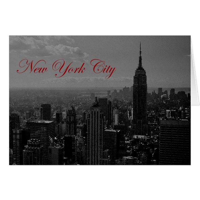 Noir blanc New York (Devant horizontal)