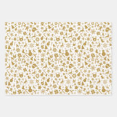 Noir Blanc Noir Feuille d'enveloppement de Noël Je (Devant)