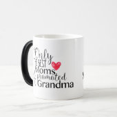 Noir/blanc tasse Morphing de 11 onces (Devant gauche)