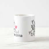 Noir/blanc tasse Morphing de 11 onces (Centre)
