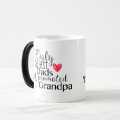 Noir/blanc tasse Morphing de 11 onces (Devant gauche)