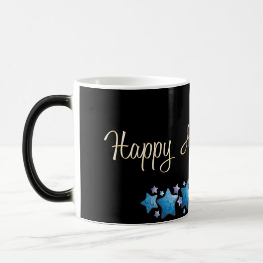Noir/blanc tasse Morphing de 11 onces (Gauche)