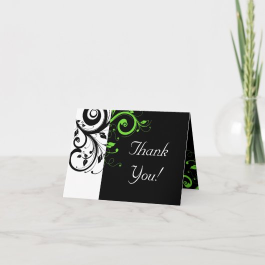 Noir/Blanc/Vert Citron Tourbillon Merci (Devant)