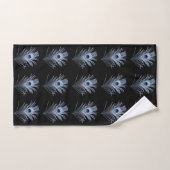 NOIR BLEU PEACOCK PARAÎT SALLE DE BAINS TOWEL SET (Serviette à main)