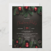 Noir, Branche de l'arbre des pins, Invitation d'or (Devant)