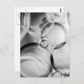 Noir Bubbles Briefkaart (Voorkant / Achterkant)