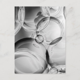 Noir Bubbles Briefkaart