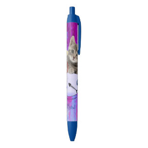 Noir Bureau de stylo et de stylo d'école Stylo Kitten O