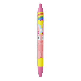 Noir Bureau de stylo et stylo scolaire Rabbit Arc en ci