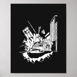 Noir Bus Battle Poster