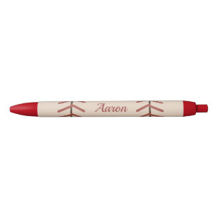 Noir Cadeau personnalisé Vintage de base-ball stylo