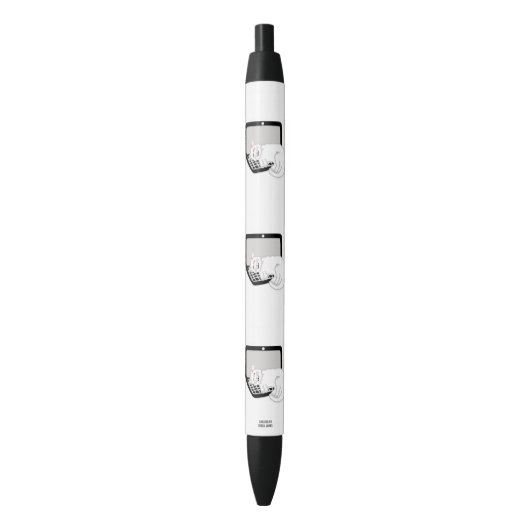Noir Chat Blanc Dormir Sur Le Stylo Ordinateur Portable (devant Vertical)