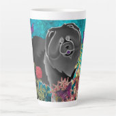 NOIR - CHOW DE GINKGO - Mug latte (Devant)