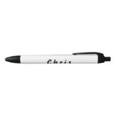 Noir Chris stylo à bille (Haut)