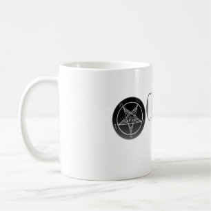 Noir Church of Satan Logo Classic White Mok