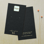 Noir clair Ajouter votre logo Écran d'oreille