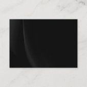 Noir clair Beige Or Tons Carte de visite moderne (Dos)