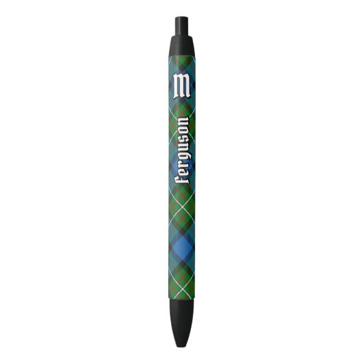 Noir Clan Ferguson Stylo Tartan (devant Vertical)
