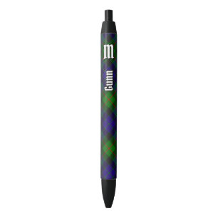 Noir Clan Gunn Stylo À Encre Tartan