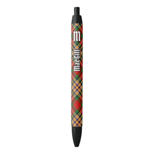 Noir Clan MacGill Stylo Tartan (devant Vertical)