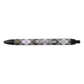 Noir Clan MacPherson robe stylo tatan encre (Devant)