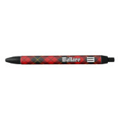 Noir Clan Wallace Stylo Tartan (Devant)