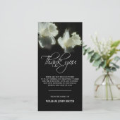 Noir commémoratif de MERCI de jonquilles de fleur (Debout devant)