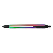 Noir Couleurs torsadées Stylo Abstrait (Dos)