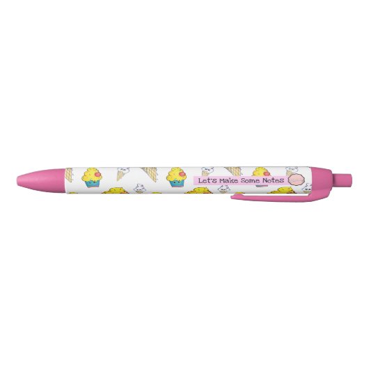 Noir Créons des notes, stylo gâteau glacé (Bas)