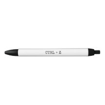 CTRL + Z Drôle stylo de bureau