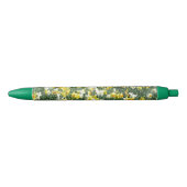 Noir Daffodils Stylo Fleurs De Ressort (Devant)