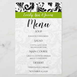 Noir Damak torrents Monogram Apple Green Menu