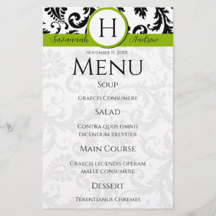 Noir Damak torrents Monogram Apple Green Menu