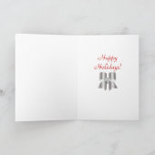 Noir d'arc de plaid de Burberry de carte de voeux (Intérieur)