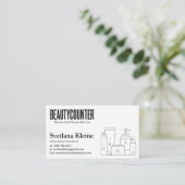 Noir de cartes de visite de Beautycounter (Debout devant)