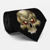Noir de cravate de Skully (Roulé)