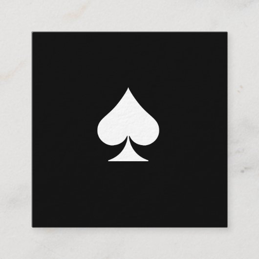 Noir de la meilleure qualité de luxe de carte de (Devant)