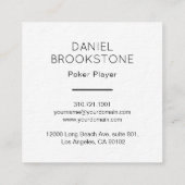 Noir de la meilleure qualité de luxe de carte de (Dos)