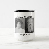noir de Marciel de ʻOhana tasse de sonnerie de 15 (Centre)