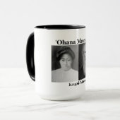 noir de Marciel de ʻOhana tasse de sonnerie de 15 (Devant gauche)