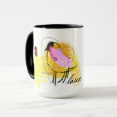 Noir "de poussin de Lov" tasse combinée de 15 (Devant gauche)