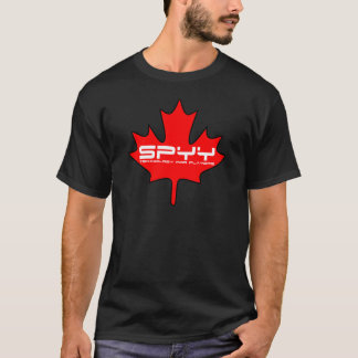 Noir de T-shirt de feuille de SPYY