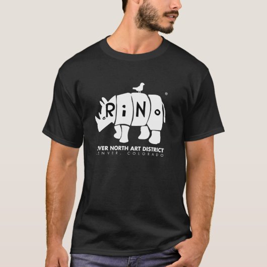 NOIR de T-shirt de RiNo (Devant)
