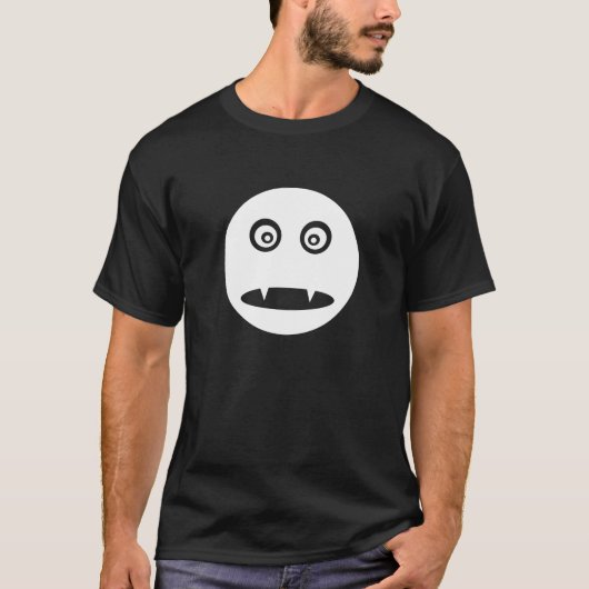 Noir de T-shirt de vampire (Devant)
